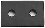 Shock Pad, Rectangular, Two Hole, Under Rear Seat, 46-59, Each