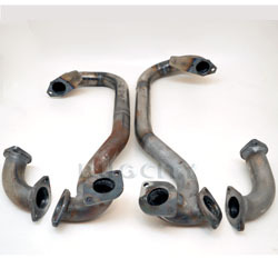 Exhaust Manifolds, Cylinder Heads to Heat Boxes, FI, 75-79, 4 Pc., Used Refurbished German