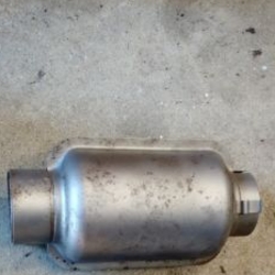 Heat Duct Steel Tube Connector, Split Clam Shell Style, Under Rear Seat, 52-60, Used German