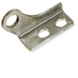 Clutch Pedal Stop Bracket, Dual Bolted to Floor Pan, Thru 57