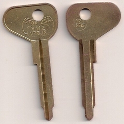 Key Blank, V-26, K-11 to 1972 & Early MK1, Each