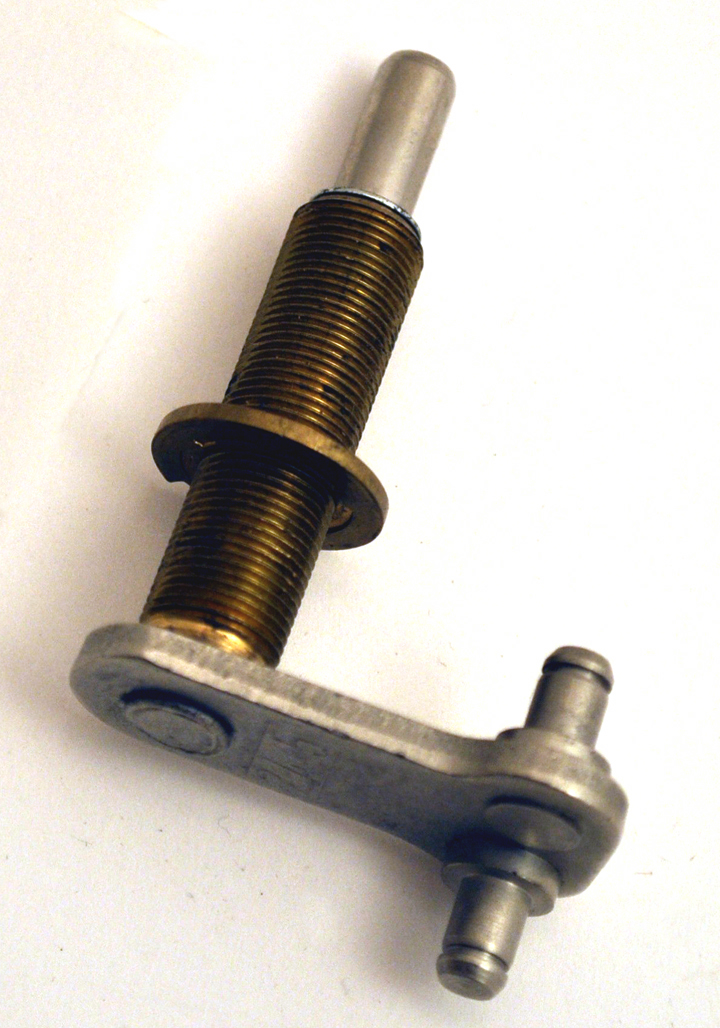 Wiper Shaft Pivot, 2 Pin, Left, 65-67, Nos German SWF #egr101-559