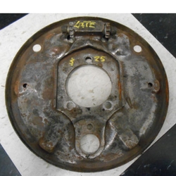 Brake Drum, Backing Plate, Front, L/R, Std. 68-77, Used German