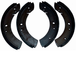Brake Shoes, Front and/or Rear, 53-57, 4 Pc. Rebuilt, No Core Charge