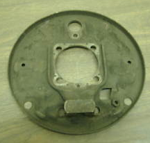 Brake Drum, Backing Plate, Right Rear, 68-79, Used German