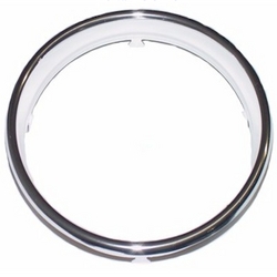 Speedometer Ring, Chrome Bezel, 58-70, German