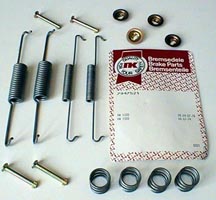 Brake Hardware Kit, Front Drums, STD, 58-77, German, 2 Wheels, #521
