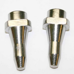 Top Alignment Pins, Chromed, Conv., 68-72, Ghia 69.5-74, 2 Pc.