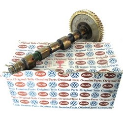 Camshaft, w/ +2 Riveted on Gear, Solid Lifter Bus Typ. II IV 72-79, 914 Porsche 70-76, Nos German