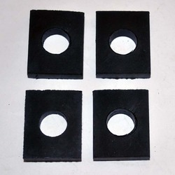 Shock Pads, Body to Frame, 10mm Thick, 56-77, 4 Pc.