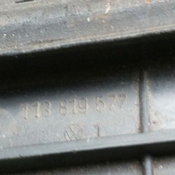 Blower Fan, Upper Plastic Section of Fresh Air Box, Std. SB, 71-72, Used German