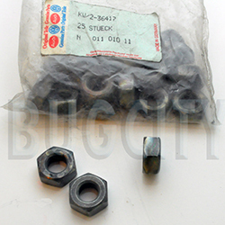 Hex Nut, Engine Transmission Install, 10mm w/ 17mm Wrench, Nos German, Each
