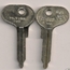 Key Blank, V-24, w/ Kolb Steering Lock Key Series DV01-64, Typ. III, Ghia, 1966