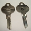 Key Blank, Steel, Profile SG, V-2, 52-59, Ghia 56-67, Nos
