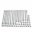 Cylinder Head Stud  Kit, Dual Port Set, 8mm w/ Washers & Nuts