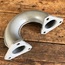 Exhaust Manifold, 3 Bolt Flange, 180 Degree Elbow Connect Pipe, Bus Typ. II, 75-78, Used German 