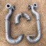 Exhaust Manifolds, w/ Heat Shields, Cylinder to Heat Boxes, FI, 75-79, 4 Pc., Used Refurbished German