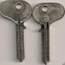 Key Blank, V-22, Volkswagen, Taunas-German Ford. key series F100 , G1-2160.  Lock make HUF