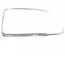 Door Seal, Outer Scraper w/ Chrome Aluminum Molding, Right, Sedan 65-77, German