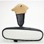 Mirror, Assembly, Rear View, w/o Light, w/ Offset Flip Knob, Conv. 68-75, Used German