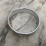 Speedometer, Chrome Dash Bezel Ring, Std. 58-70, Used German