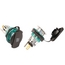 Power Source, Outlet Socket w/ Black Flip Cover, Cigarette Style for Dash, German