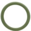 Push Rod Tube Seal, Large Outer O-Ring, Bus Type II 72-83, Porsche 914, Green in Color