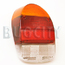 Tail Light Lens, Red & Euro Amber Reverse Back-Up, L/R, 68-70, Hella German