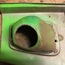 Fuel Fill Pipe & Door Support, Std. 73-77, Used German