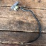 License Light, Bulb Holder Fixture, w/ Dual Length of  Longer Wires, 71-79, Used German Hella