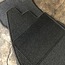 Floor Mats, Black Cut-pile Carpet, Full Length w/ Bound Edges, 4 Pc., German Schonek